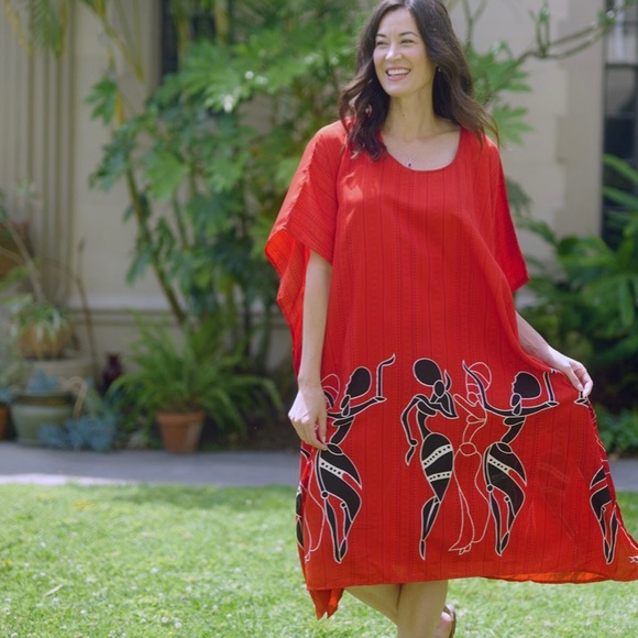 💥5 Star Rated💥NWT -Comfortable And Stylish-Unique Caftan One Size Fits Most - Picture 3 of 6